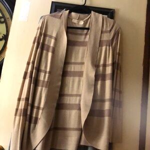 Brown/beige cover up/ sweater.